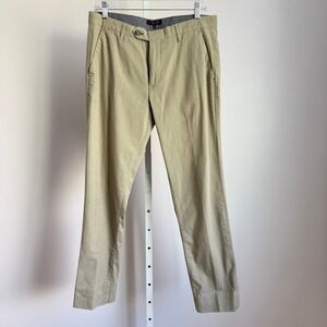 Ted Baker London Men's Dress Pants 32R Beige Trousers Business‎ Casual